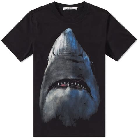 givenchy shark t-shirt|givenchy shark graphic shirt.